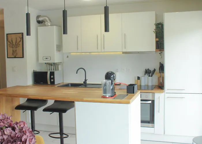 Theskyfall , Cosy Appartement, Terrasse & Parking