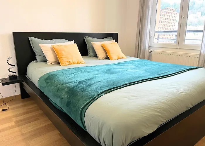 Theskyfall , Cosy Appartement, Terrasse & Parking Apartmán Longwy